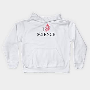 I love science Kids Hoodie